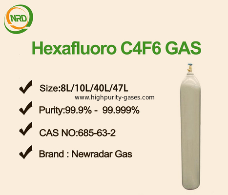 Electric Gas C4F6 Purity 99.95% Etching Gas For Semiconductor Processing