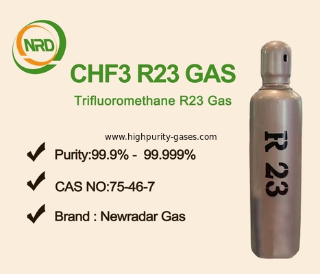 Microelectronics Refrigerant Gas R23 HFC23 Colorless and Clear
