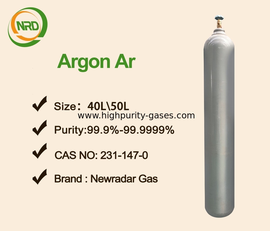 High Purity Gases Argon Gas In Light Bulbs Welding Argon Gas UN1006