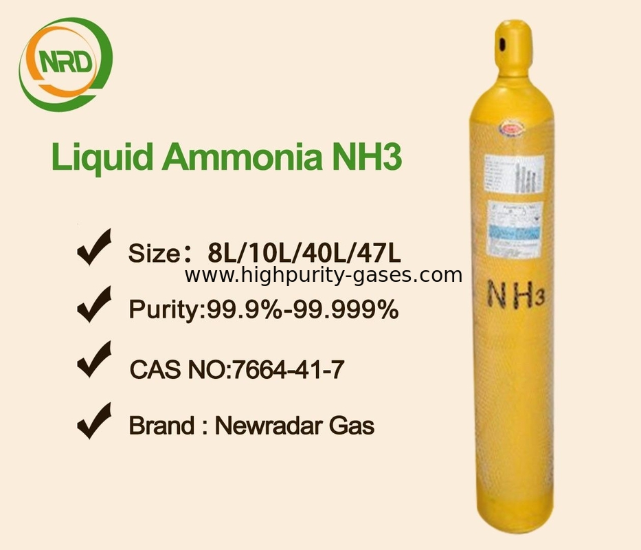 UN 1005 Industrial Gases NH3 Anhydrous Ammonia Liquid 100L - 926L