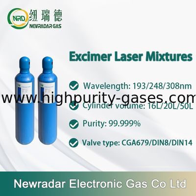 2025 Premix ArF Gas para B&L Teneo 317 cilindro 20L Din 8 Argón Neón F2